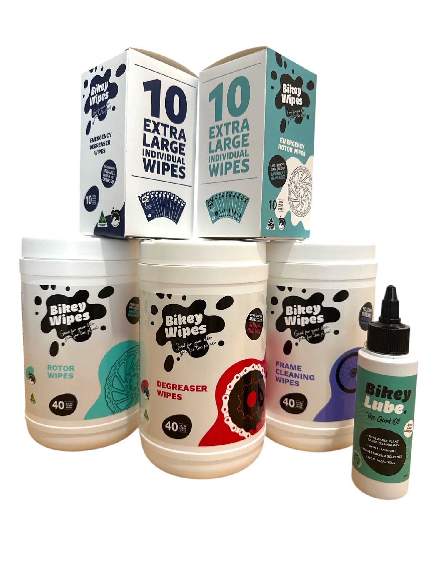 Bikey Wipes "I Want it All" Pack