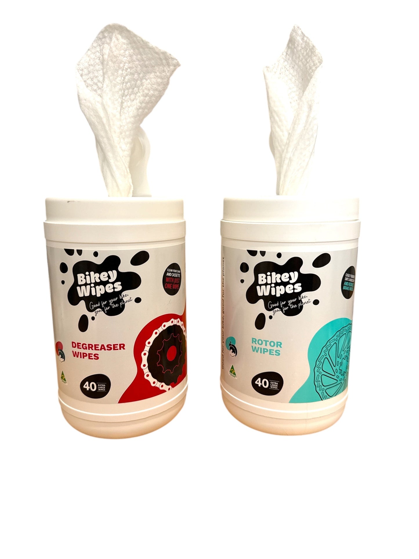 Bikey Wipes Mini Value Pack - Degreaser and Rotor Wipes