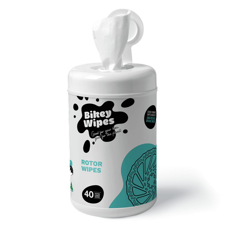 Bikey Wipes Rotor Wipes - 40 Wipes