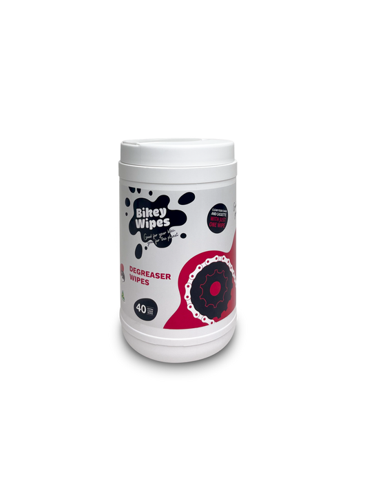 Bikey Wipes: Frame, Degreaser or Rotor Wipes – Box of 12