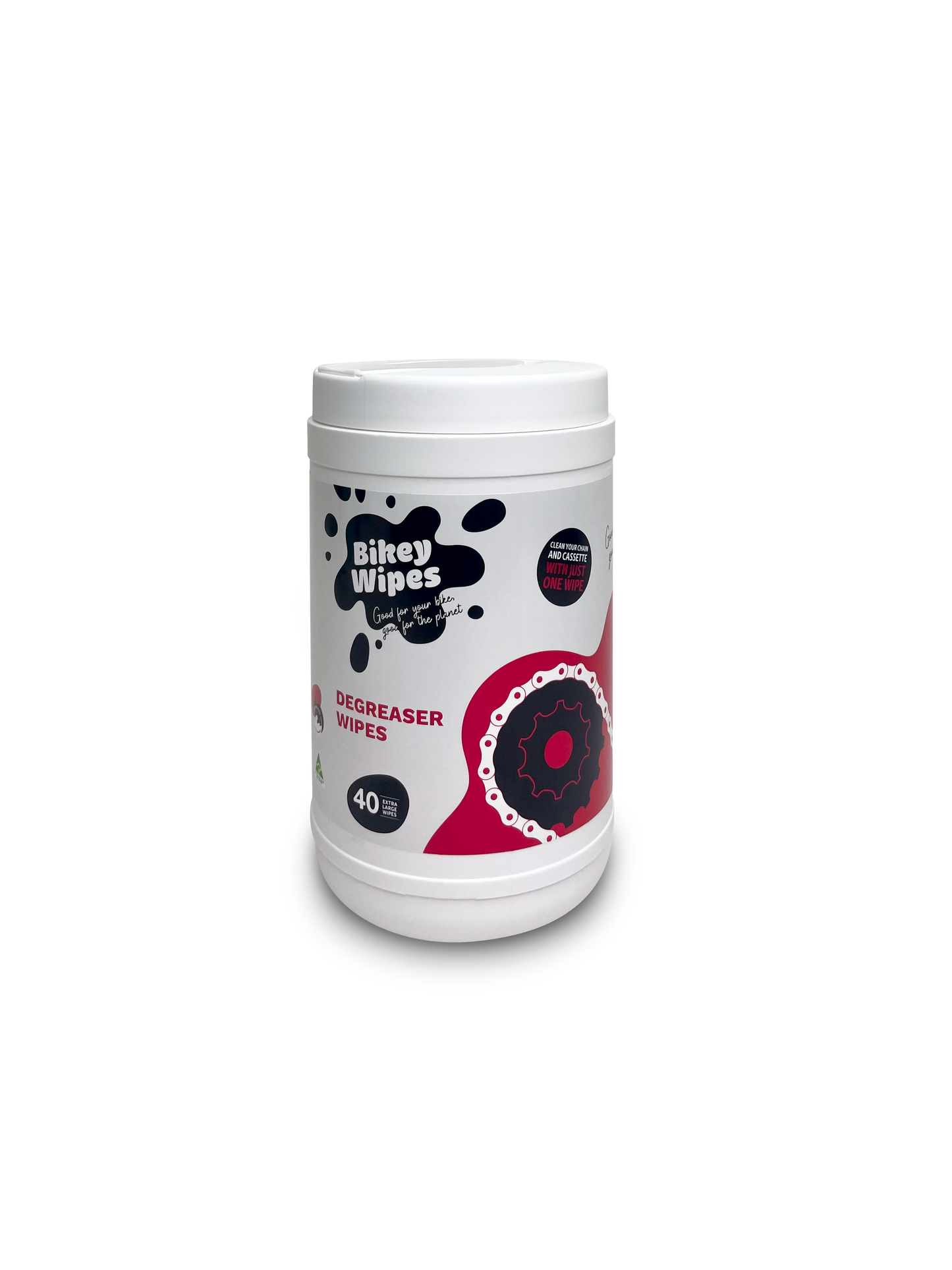 Bikey Wipes: Frame, Degreaser or Rotor Wipes – Individual Canisters